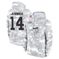 Punc MN.Vikings #14 Jauan Jennings Player Arctic Camo Salute to Service Pullover Hoodies Limited Game Stitched Jerseys