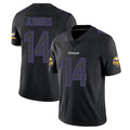 Punc MN.Vikings #14 Jauan Jennings Player Black Impact LImited Home Game Stitched Jerseys