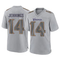 Punc MN.Vikings #14 Jauan Jennings Player Gray Atmosphere Fashion Home Game Stitched Jerseys