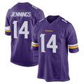 Punc MN.Vikings #14 Jauan Jennings Player Purple Home Game Stitched Jerseys
