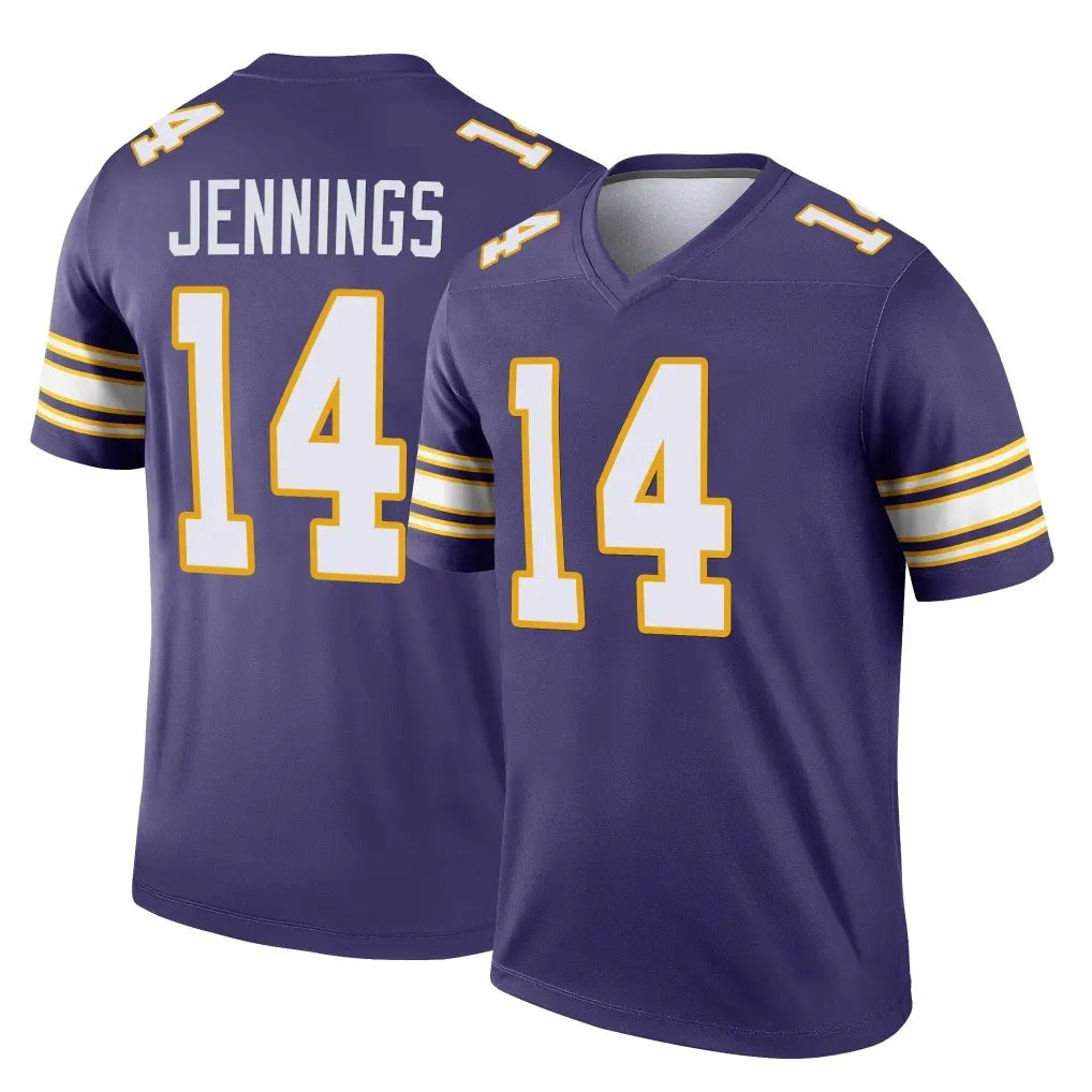 Punc MN.Vikings #14 Jauan Jennings Player Purple Limited Classic Home Game Stitched Jerseys