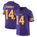 Punc MN.Vikings #14 Jauan Jennings Player Purple Limited Color Rush Home Game Stitched Jerseys