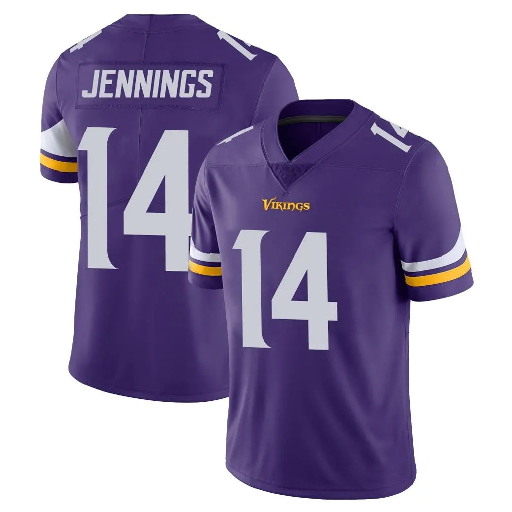 Punc MN.Vikings #14 Jauan Jennings Player Purple Limited Vapor Untouchable Home Game Stitched Jerseys