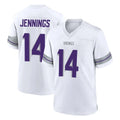 Punc MN.Vikings #14 Jauan Jennings Player White Alternate Home Game Stitched Jerseys
