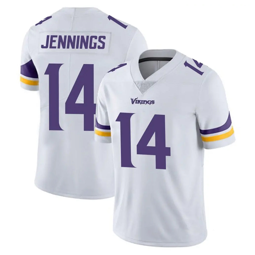 Punc MN.Vikings #14 Jauan Jennings Player White Limited Vapor Untouchable Home Game Stitched Jerseys