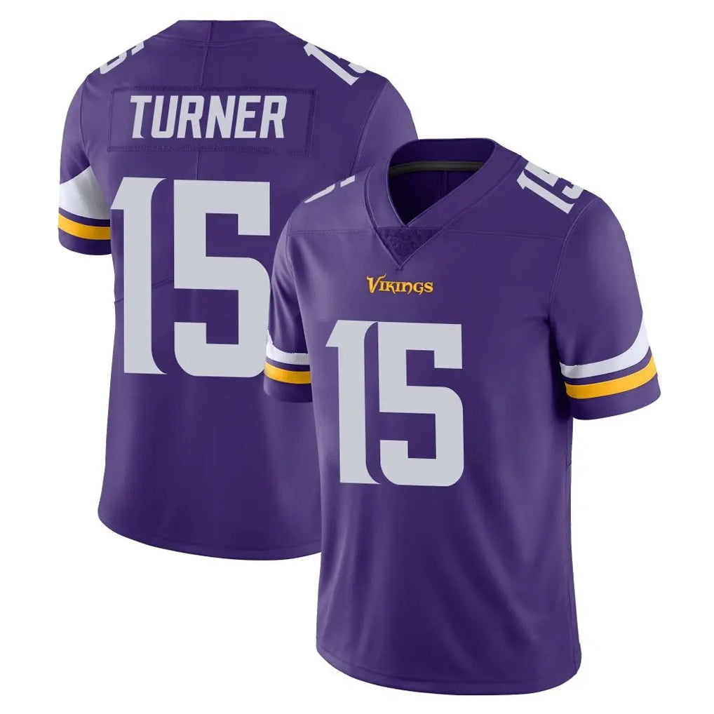 Punc MN.Vikings #15 Dallas Turner Player Purple Limited Vapor Untouchable Home Game Stitched Jerseys
