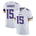 Punc MN.Vikings #15 Dallas Turner Player White Limited Vapor Untouchable Home Game Stitched Jerseys