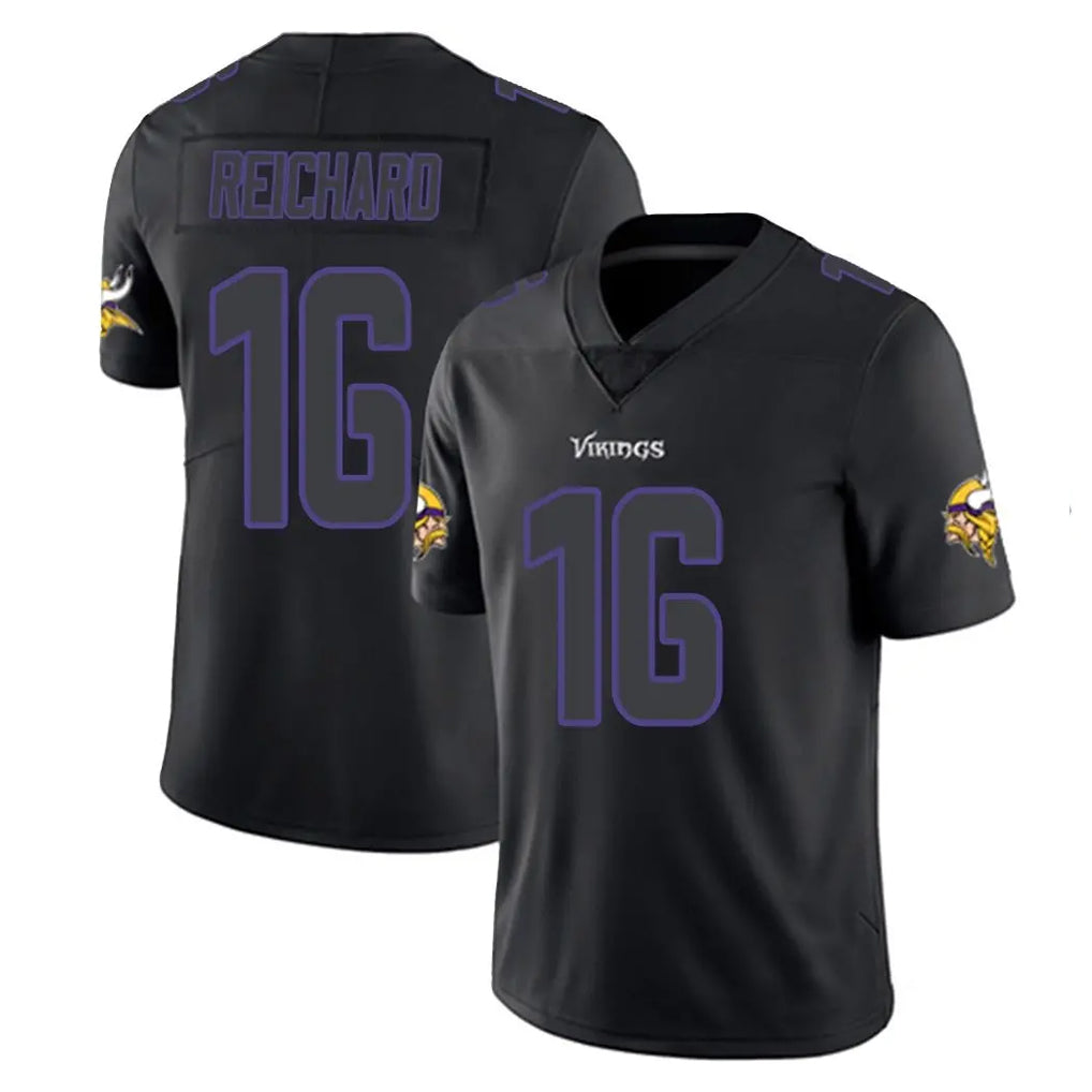 Punc MN.Vikings #16 Will Reichard Player Black Impact LImited Home Game Stitched Jerseys