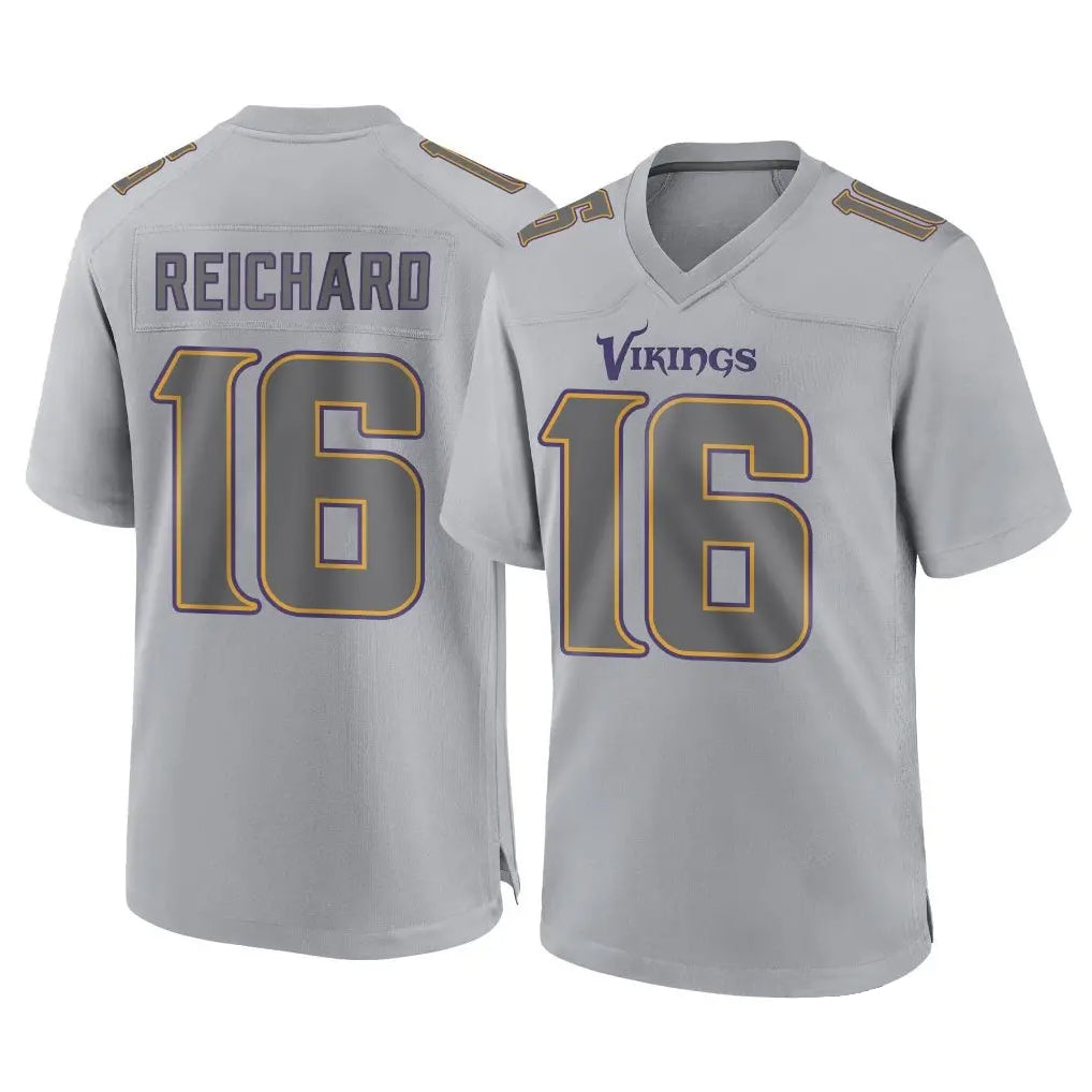 Punc MN.Vikings #16 Will Reichard Player Gray Atmosphere Fashion Home Game Stitched Jerseys