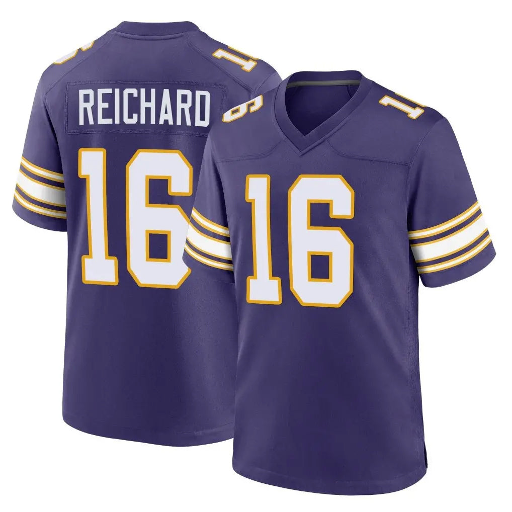 Punc MN.Vikings #16 Will Reichard Player Purple Classic Home Game Stitched Jerseys