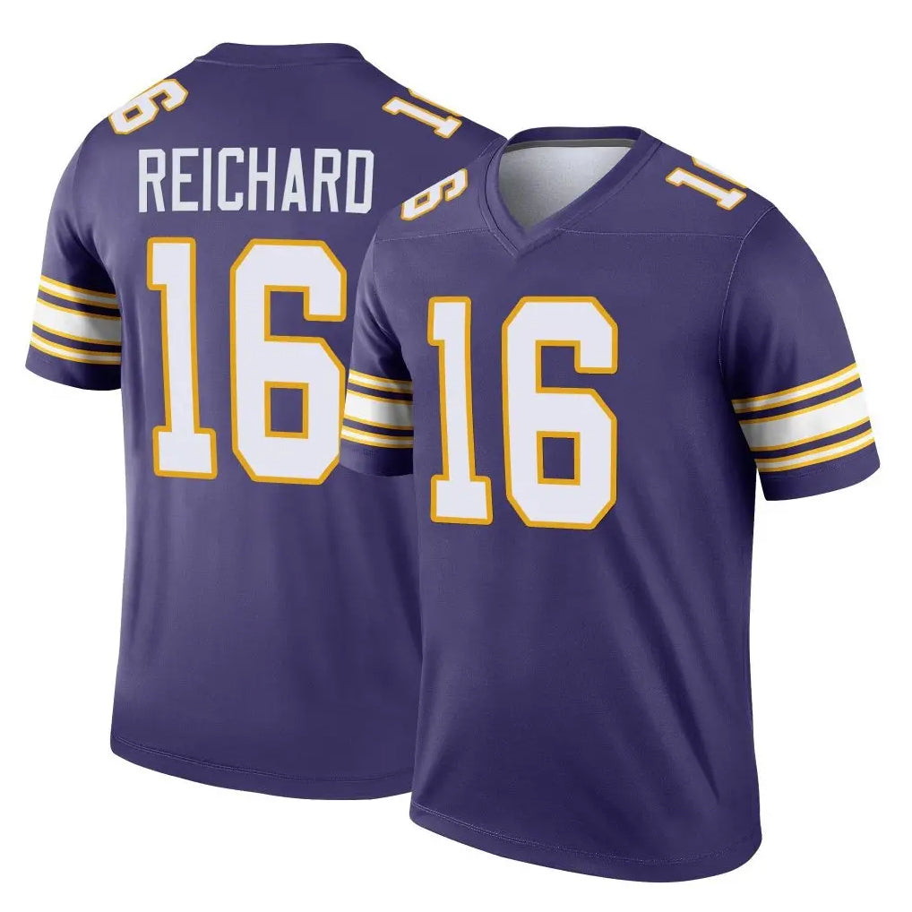 Punc MN.Vikings #16 Will Reichard Player Purple Limited Classic Home Game Stitched Jerseys