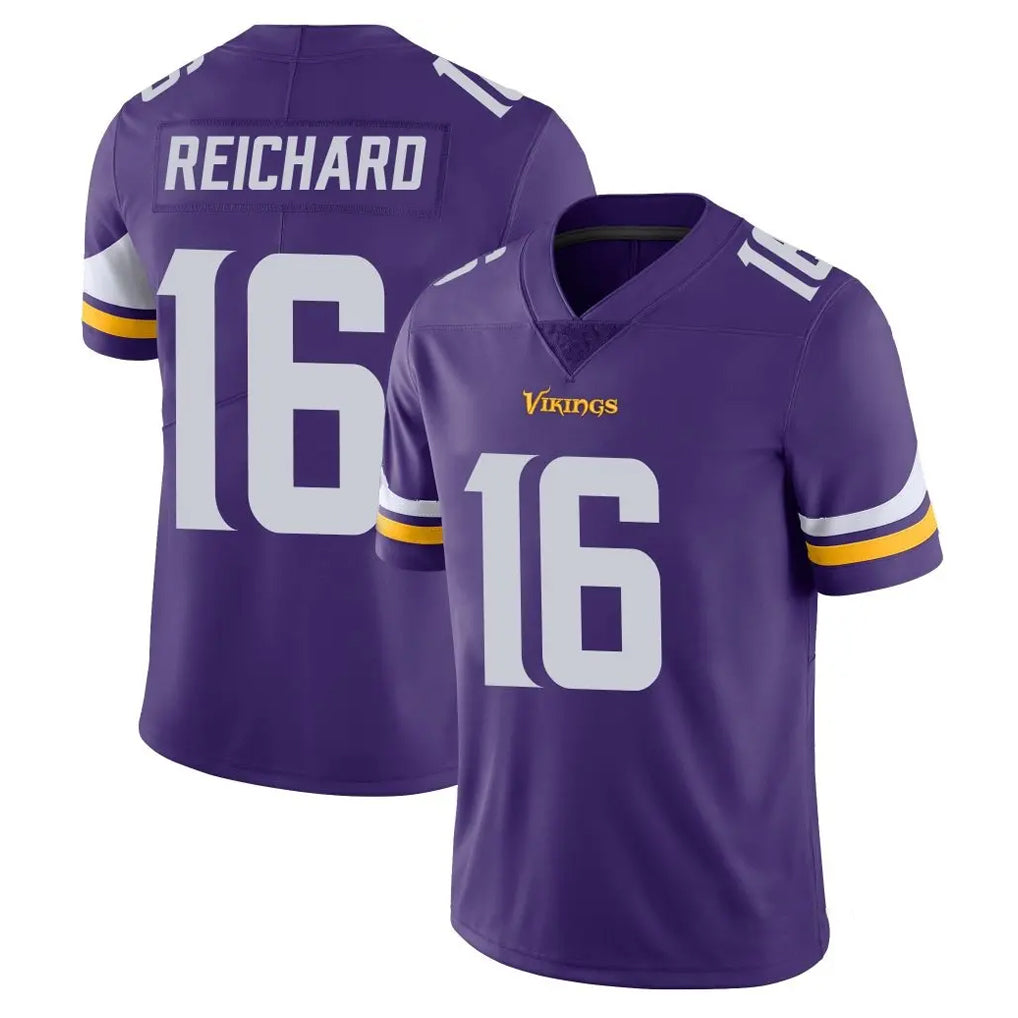 Punc MN.Vikings #16 Will Reichard Player Purple Limited Vapor Untouchable Home Game Stitched Jerseys