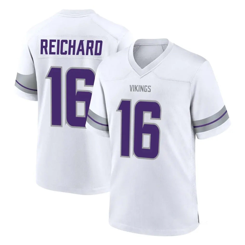 Punc MN.Vikings #16 Will Reichard Player White Alternate Home Game Stitched Jerseys