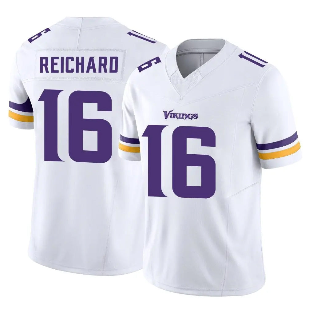 Punc MN.Vikings #16 Will Reichard Player White Limited Vapor F.U.S.E. Home Game Stitched Jerseys