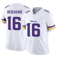 Punc MN.Vikings #16 Will Reichard Player White Limited Vapor F.U.S.E. Home Game Stitched Jerseys