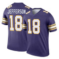 Punc MN.Vikings #18 Justin Jefferson Player Purple Limited Classic Home Game Stitched Jerseys