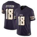 Punc MN.Vikings #18 Justin Jefferson Purple 2026 Rivalries Collection Limited Stitched Jerseys