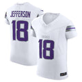 Punc MN.Vikings #18 Justin Jefferson White Alternate Vapor F.U.S.E. Elite Player American Stitched Jerseys