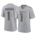 Punc MN.Vikings #1 Kyler Murray Player Gray Atmosphere Fashion Home Game Stitched Jerseys