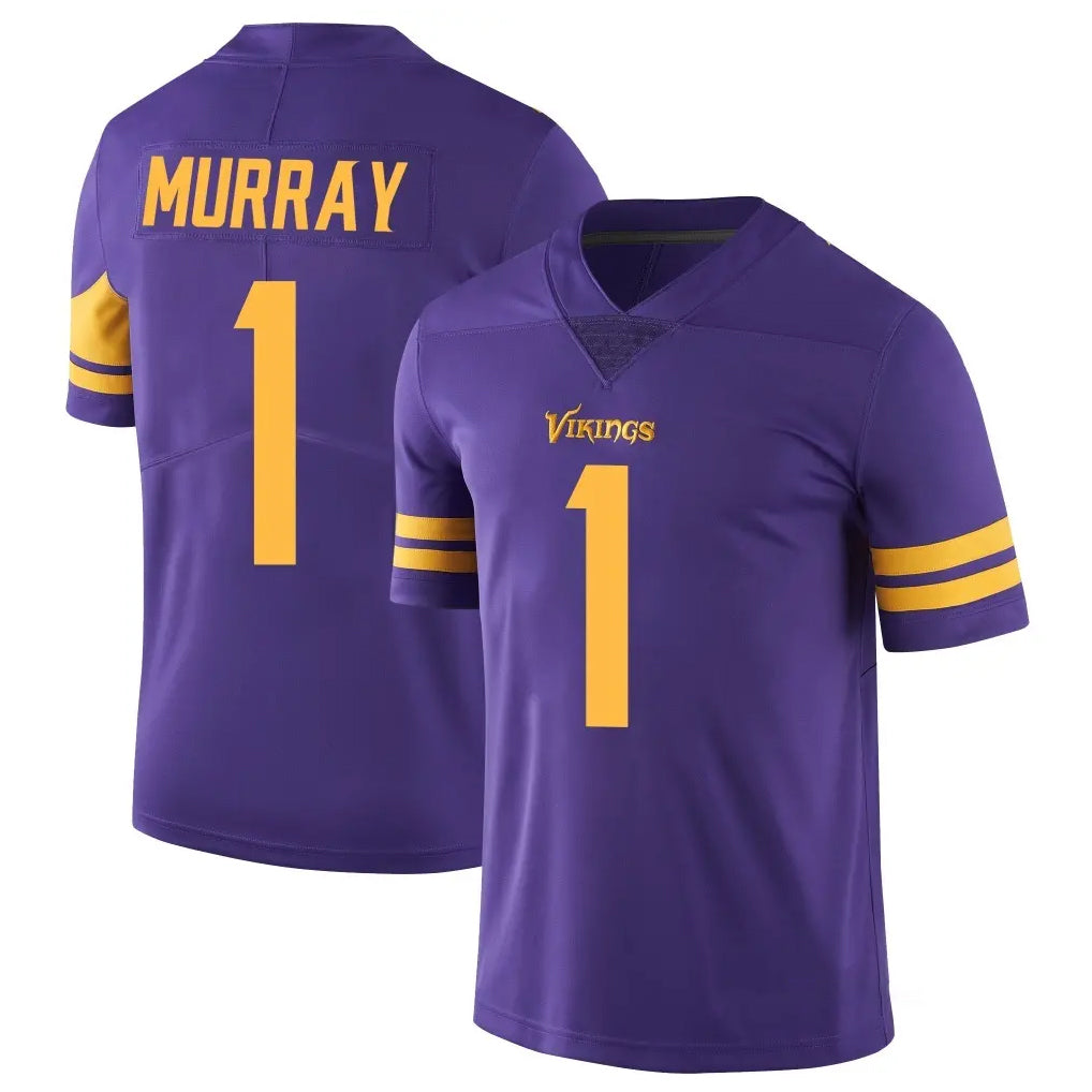 Punc MN.Vikings #1 Kyler Murray Player Purple Limited Color Rush Home Game Stitched Jerseys
