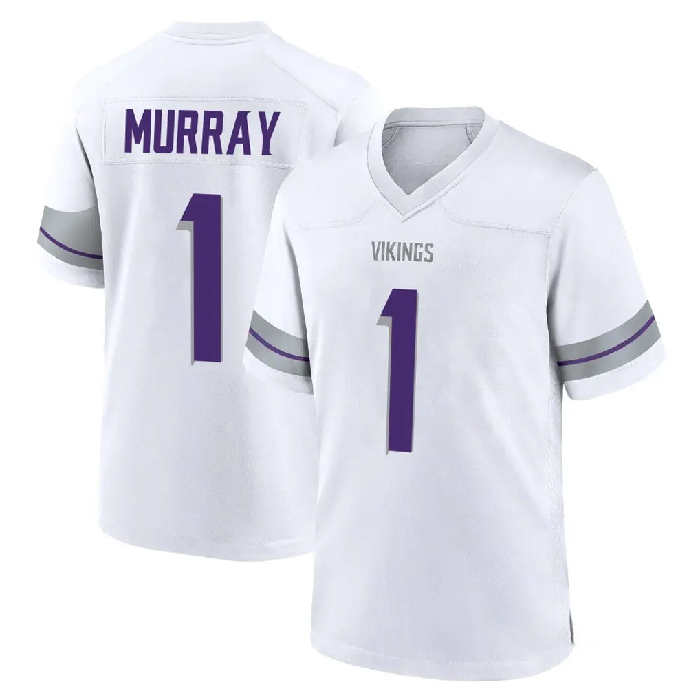 Punc MN.Vikings #1 Kyler Murray Player White Alternate Home Game Stitched Jerseys