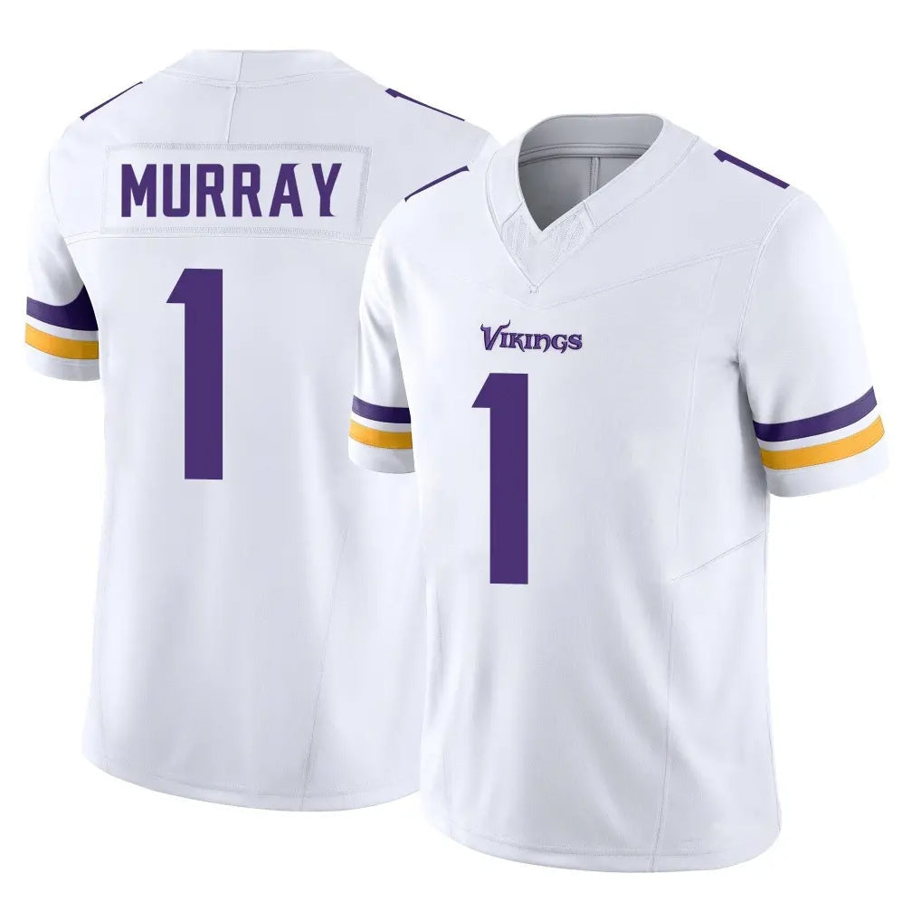 Punc MN.Vikings #1 Kyler Murray Player White Limited Vapor F.U.S.E. Home Game Stitched Jerseys