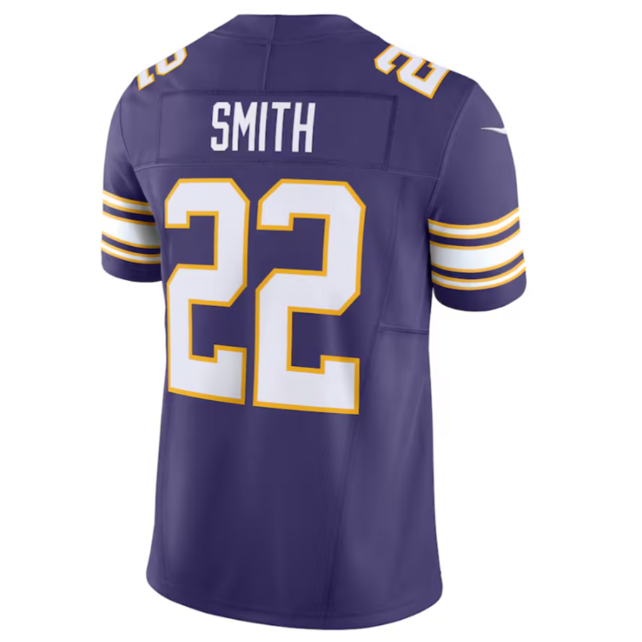 Punc MN.Vikings #22 Harrison Smith Purple Vapor F.U.S.E. Limited Jersey Stitched American Stitched Jersey