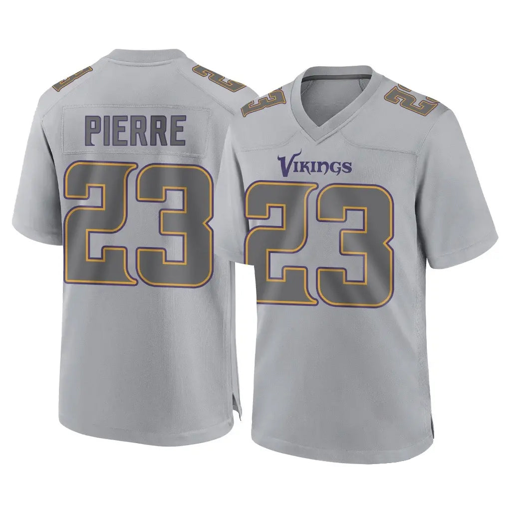 Punc MN.Vikings #23 James Pierre Player Gray Atmosphere Fashion Home Game Stitched Jerseys