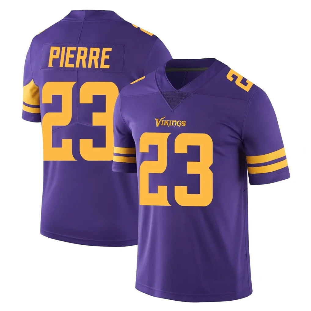 Punc MN.Vikings #23 James Pierre Player Purple Limited Color Rush Home Game Stitched Jerseys