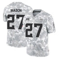 Punc MN.Vikings #27 Jordan Mason Player Arctic Camo Salute To Service Limited Game Stitched Jerseys