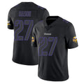 Punc MN.Vikings #27 Jordan Mason Player Black Impact LImited Home Game Stitched Jerseys
