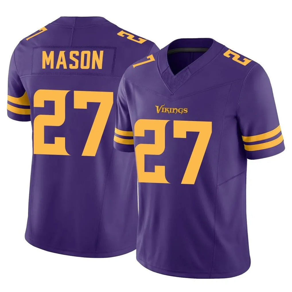 Punc MN.Vikings #27 Jordan Mason Player Purple Limited Alternate Vapor F.U.S.E. Home Game Stitched Jerseys