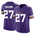 Punc MN.Vikings #27 Jordan Mason Player Purple Limited Vapor F.U.S.E. Home Game Stitched Jerseys