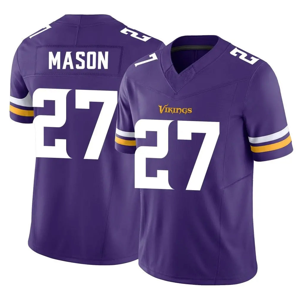 Punc MN.Vikings #27 Jordan Mason Player Purple Limited Vapor F.U.S.E. Home Game Stitched Jerseys