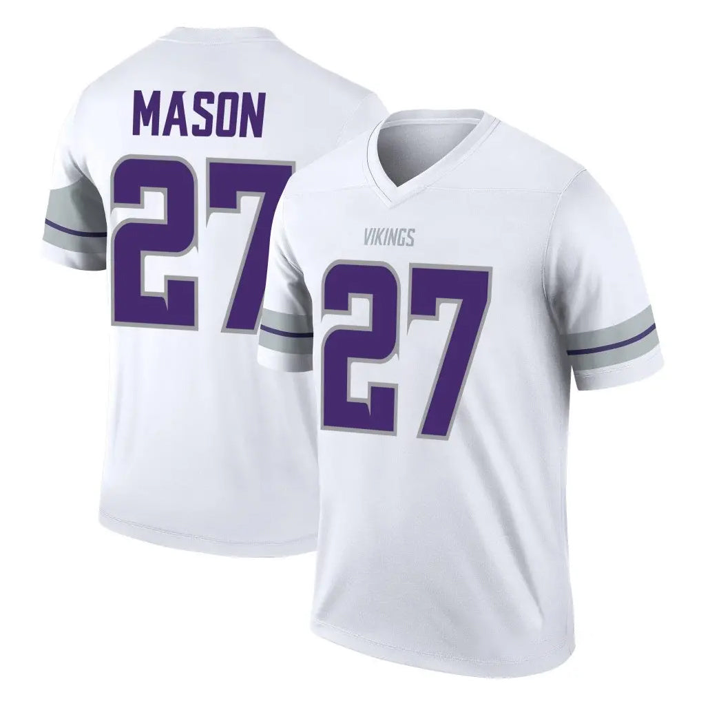 Punc MN.Vikings #27 Jordan Mason Player White Alternate Legend Home Game Stitched Jerseys