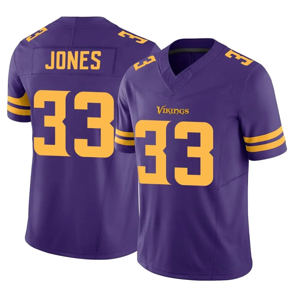 Punc MN.Vikings #33 Aaron Jones Sr. Player Purple Limited Alternate Vapor F.U.S.E. Home Game Stitched Jerseys
