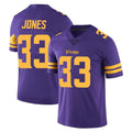 Punc MN.Vikings #33 Aaron Jones Sr. Player Purple Limited Color Rush Home Game Stitched Jerseys
