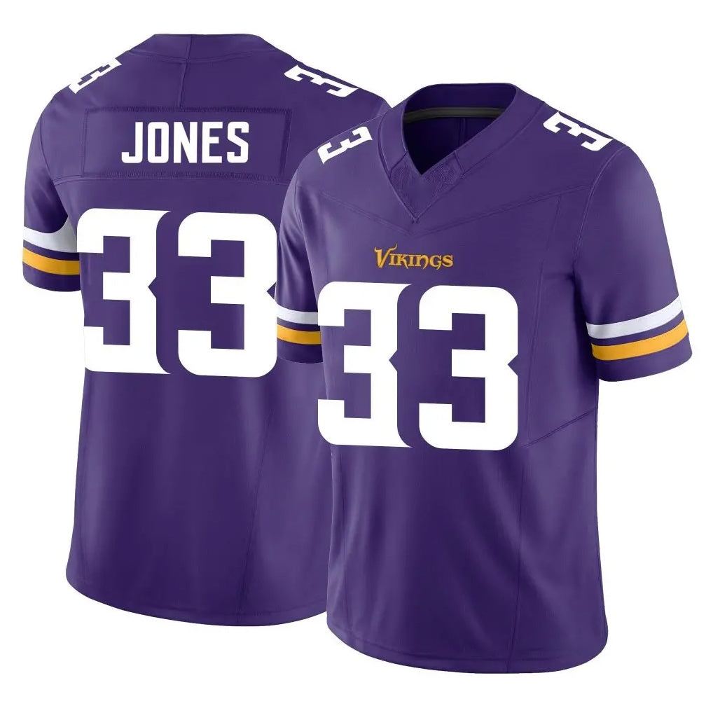 Punc MN.Vikings #33 Aaron Jones Sr. Player Purple Limited Vapor F.U.S.E. Home Game Stitched Jerseys