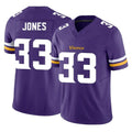 Punc MN.Vikings #33 Aaron Jones Sr. Player Purple Limited Vapor F.U.S.E. Home Game Stitched Jerseys