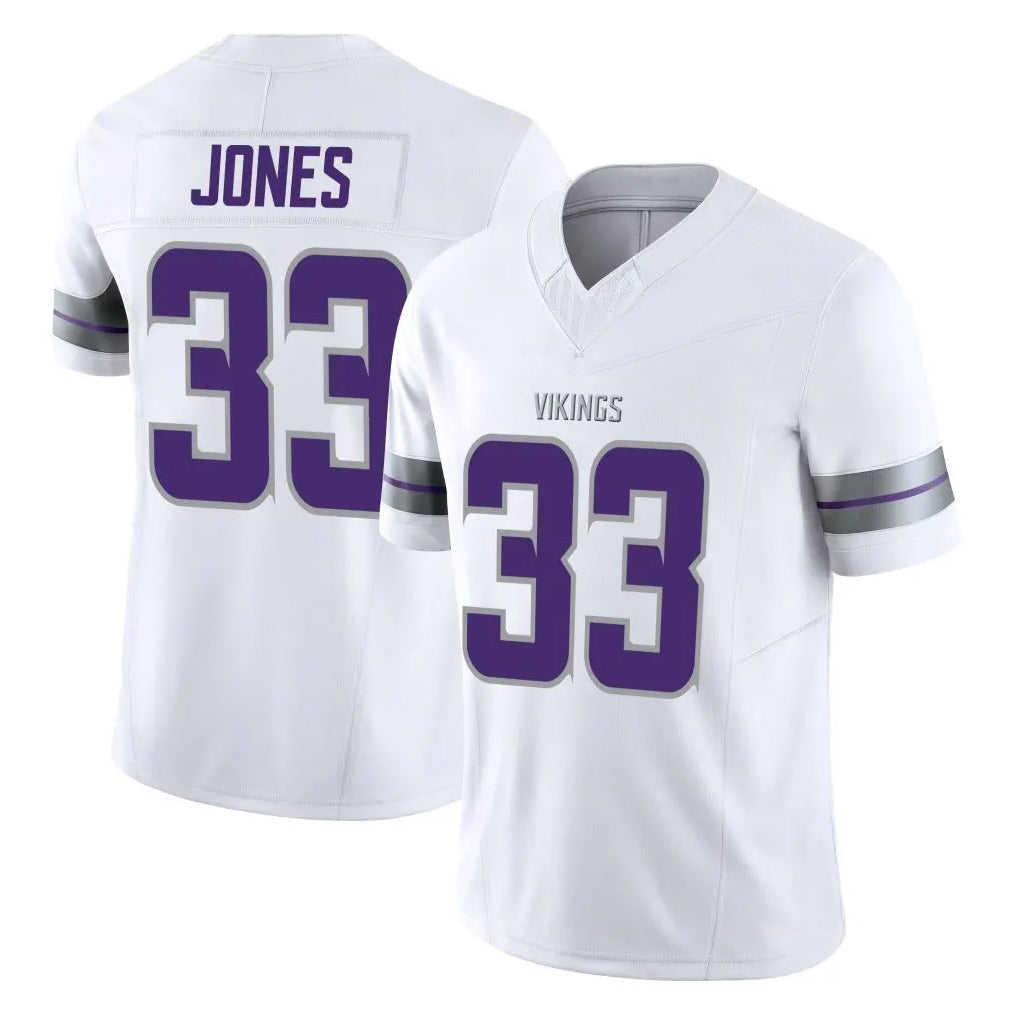 Punc MN.Vikings #33 Aaron Jones Sr. Player White Limited Alternate Vapor F.U.S.E. Home Game Stitched Jerseys