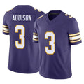 Punc MN.Vikings #3 Jordan Addison Player Purple Limited Classic Vapor F.U.S.E. Home Game Stitched Jerseys