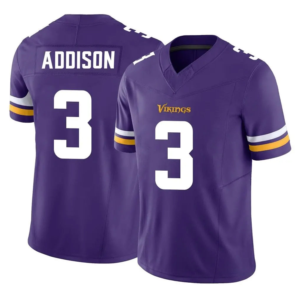 Punc MN.Vikings #3 Jordan Addison Player Purple Limited Vapor F.U.S.E. Home Game Stitched Jerseys