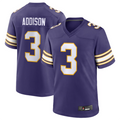 Punc MN.Vikings #3 Jordan Addison Purple Classic Player Game American Stitched Jerseys