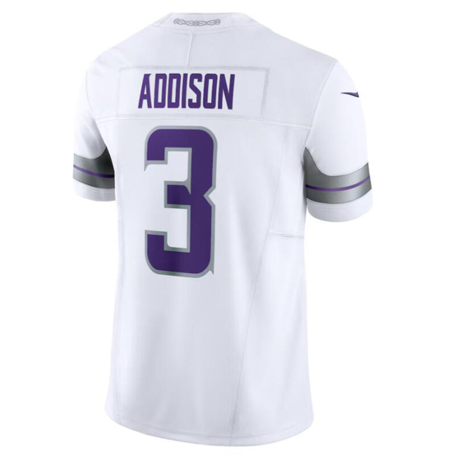 Punc MN.Vikings #3 Jordan Addison White Alternate Vapor F.U.S.E. Limited Jersey American Stitched Jersey