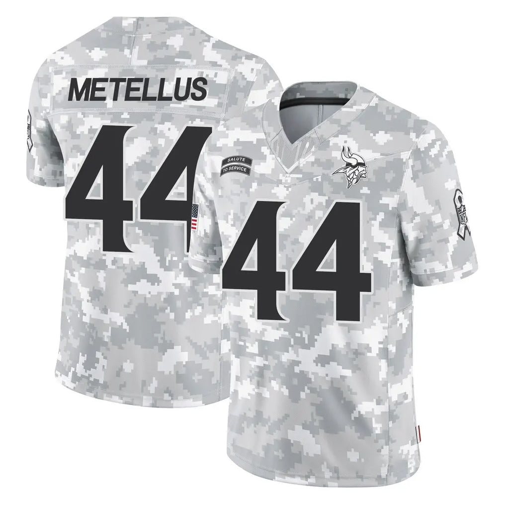 Punc MN.Vikings #44 Josh Metellus Player Arctic Camo Salute To Service Limited Game Stitched Jerseys