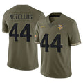 Punc MN.Vikings #44 Josh Metellus Player Olive Salute To Service Limited Stitched Jerseys