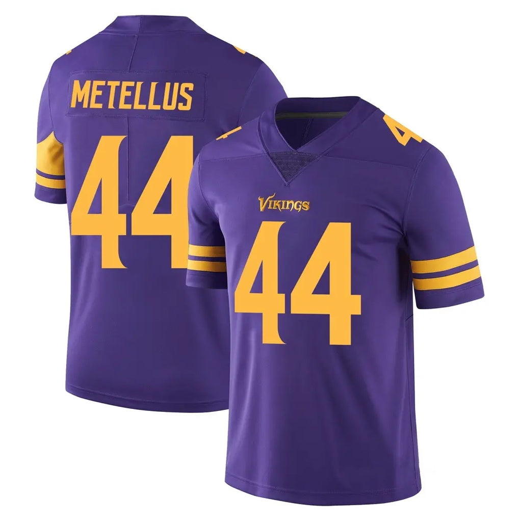 Punc MN.Vikings #44 Josh Metellus Player Purple Limited Color Rush Home Game Stitched Jerseys