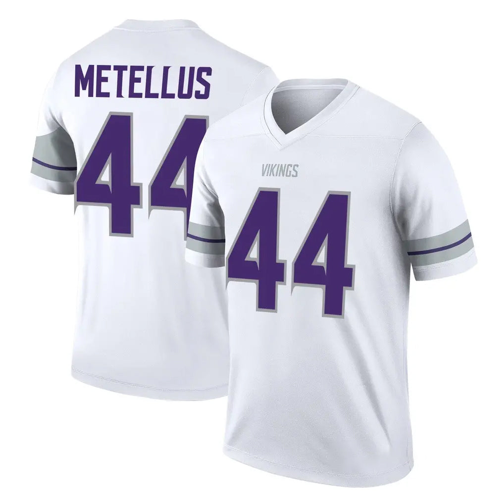 Punc MN.Vikings #44 Josh Metellus Player White Alternate Legend Home Game Stitched Jerseys