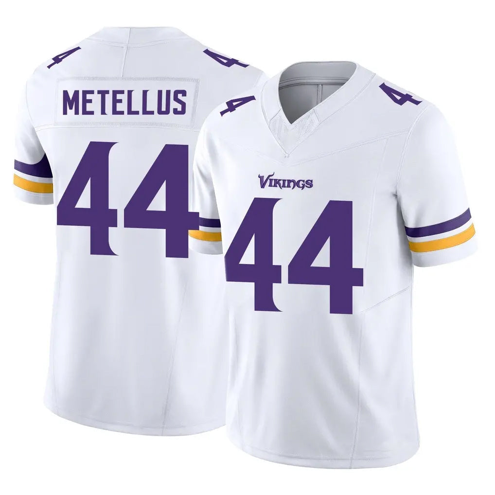 Punc MN.Vikings #44 Josh Metellus Player White Limited Vapor F.U.S.E. Home Game Stitched Jerseys