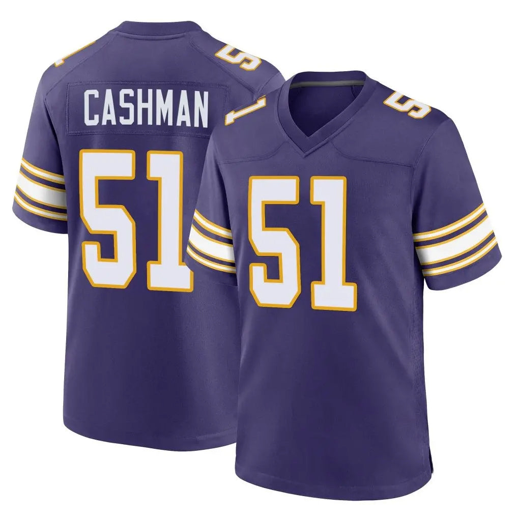 Punc MN.Vikings #51 Blake Cashman Player Purple Classic Home Game Stitched Jerseys